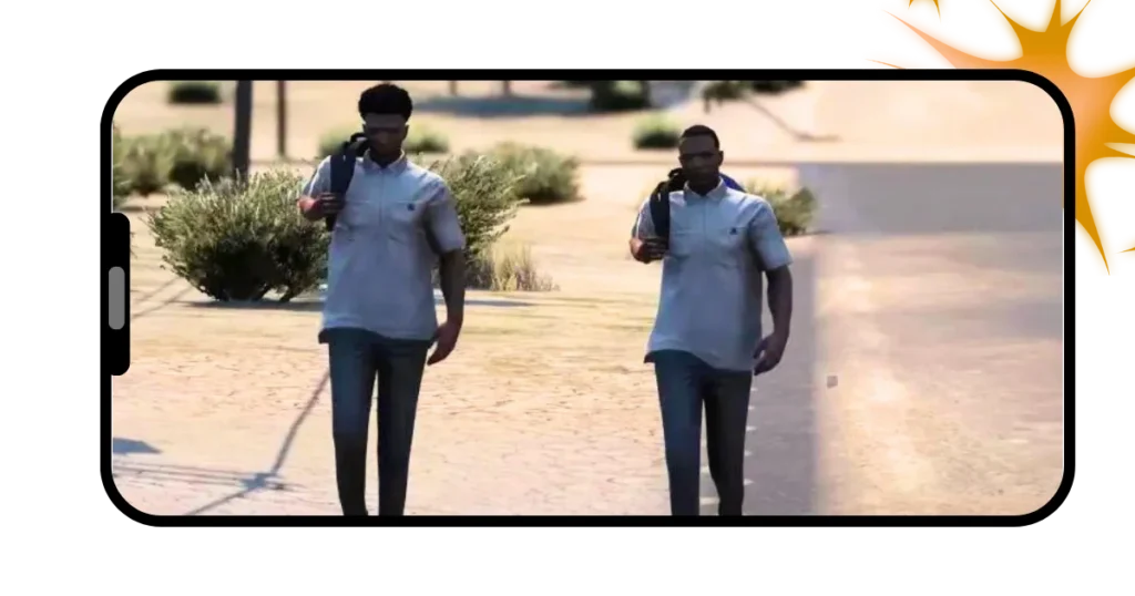 Two localized characters in GTA Mzansi Lite